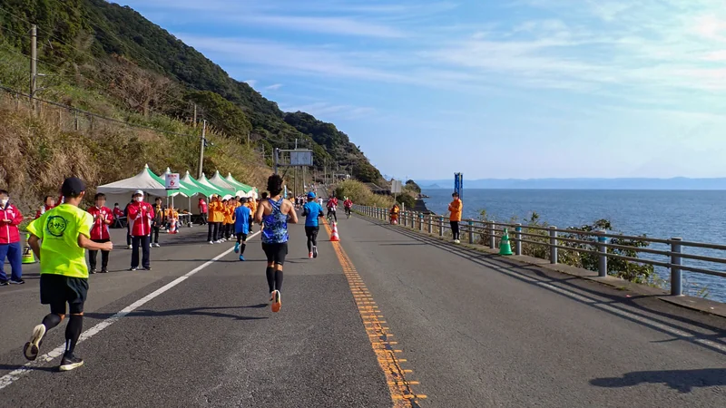 鹿児島マラソン2026完走レポート｜桜島を眺めて海沿いを走る