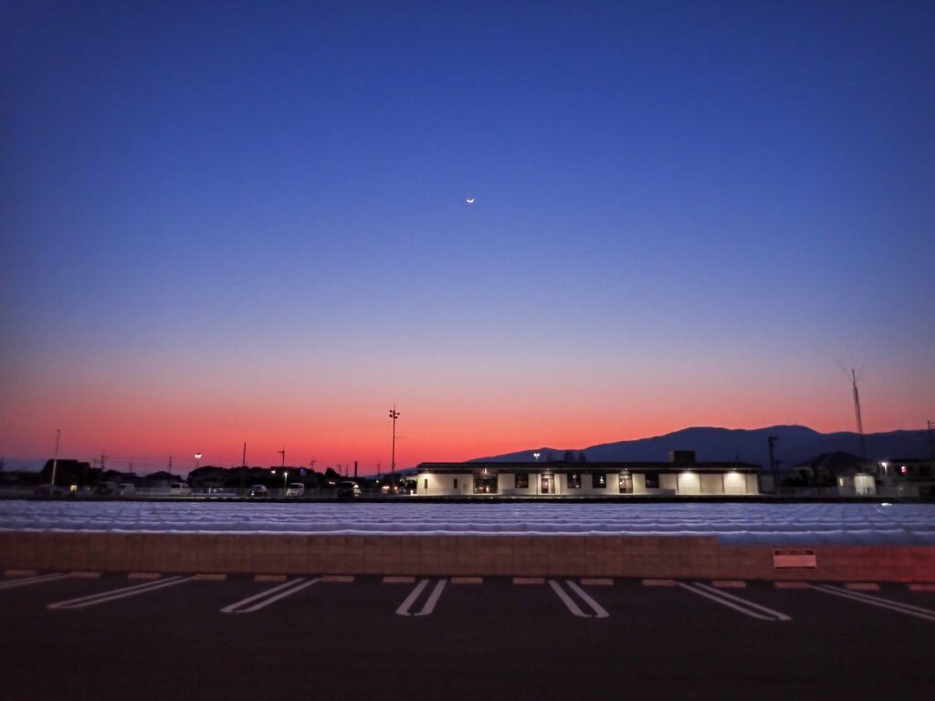 夕暮れ